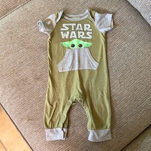 Baby Yoda Star Wars Onesie Romper 3-6 months